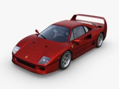 Ferrari F40 3D Model