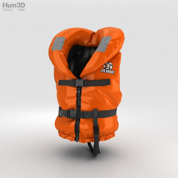 Life Jacket 3D Model