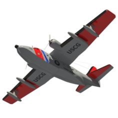 Coast Guard Aircraft 3D Model