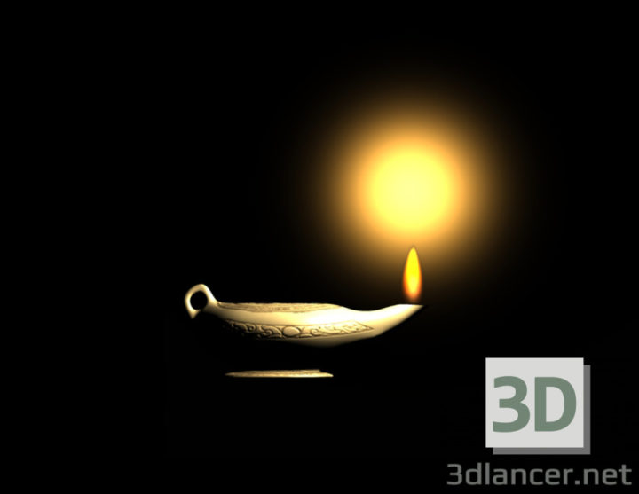 3D-Model 
Ancient Oil Lamp