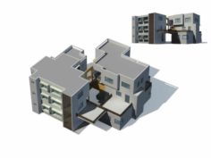 Urban architecture – private villas 68 3D Model