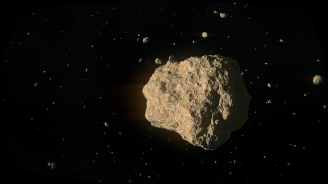 Realistic Asteroid 3D Model