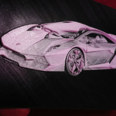 3D Lamborghini Sesto Element 3D Print Model