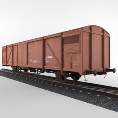 Boxcar 3D Model