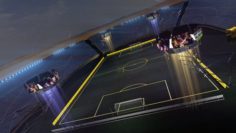 Glow Stadium Vray 3D Model