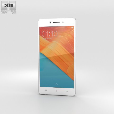 Oppo R7 Silver 3D Model