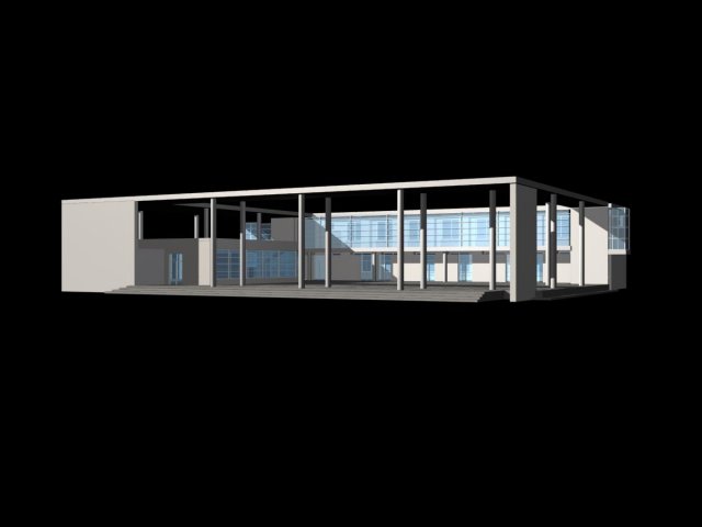 Urban architecture – school office villas 21 3D Model