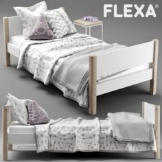 FLEXA SINGLE BED 3D Model