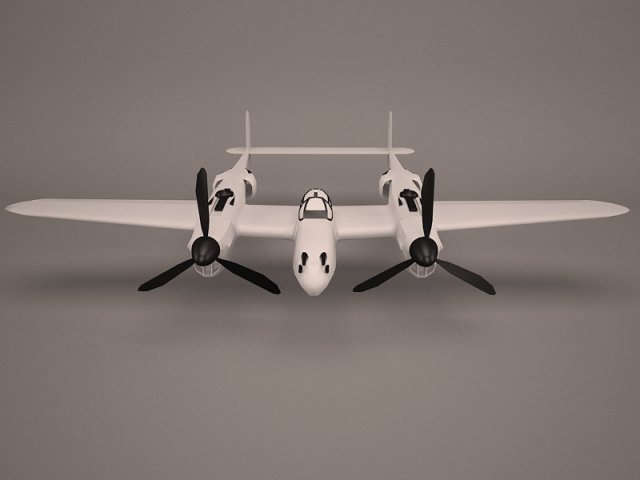 Military Aircraft 41 3D Model