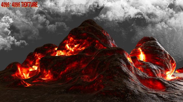 Lava rock 3D Model