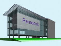 Urban architecture – school office villas 71 3D Model