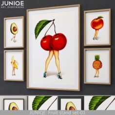 JUNIQE Fruit stand set-01 3D Model