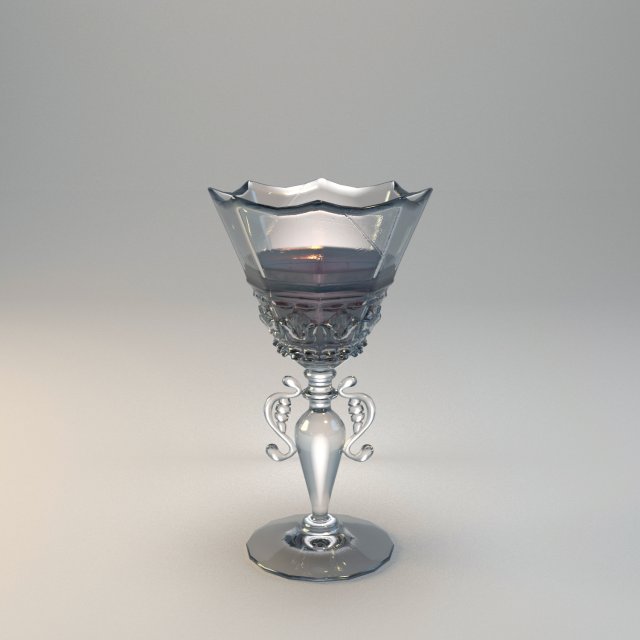 Glass from still life 3D Model