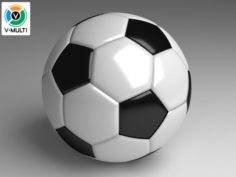 Common Soccer Ball 3D Model
