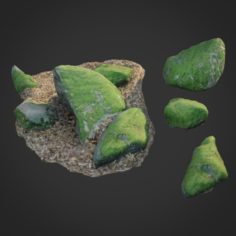 Nature stone 007 3D Model