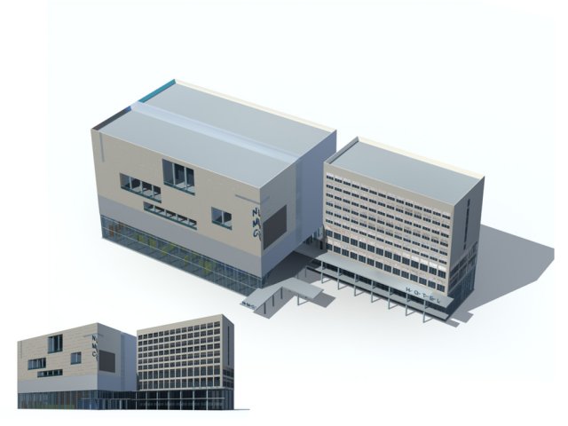 City – high-rise office 144 3D Model