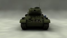 T-34-85 3D Model