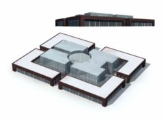 City – multi-storey commercial office building 20 3D Model