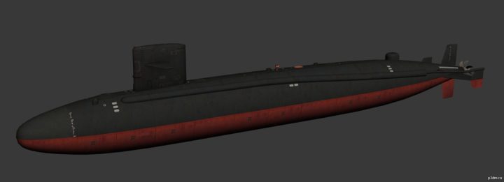 Sturgeon class submarine 3D Model