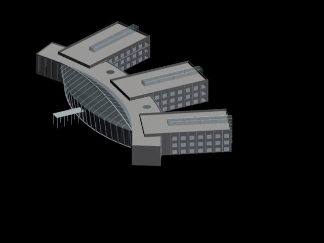 Urban planning – commercial buildings 84 3D Model