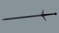 Fantasy style sword 3D model 3D Model