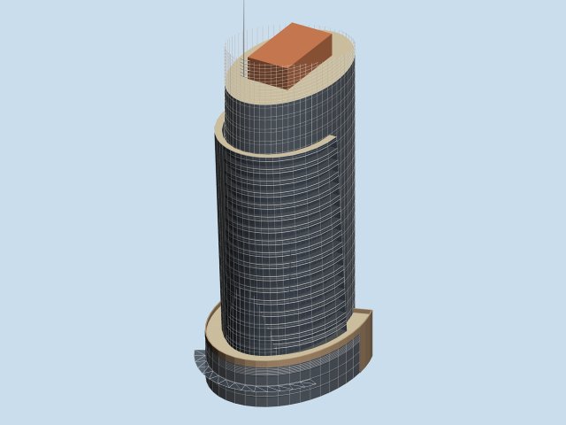 Urban planning – commercial buildings 129 3D Model