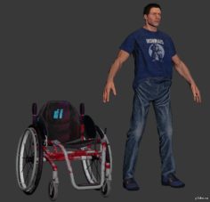 MC The Surge [Wheelchair] 3D Model