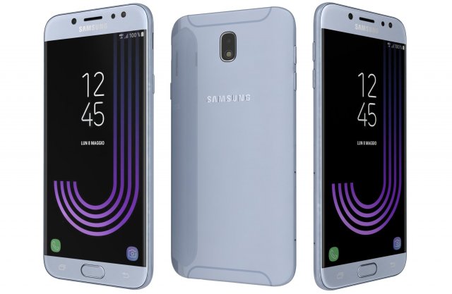 Samsung Galaxy J7 2017 Blue 3D Model