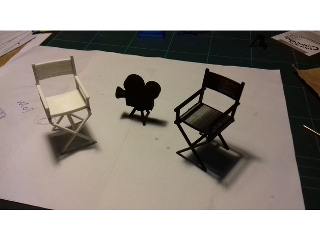 Cartoon Film Camera & tripod 3D Print Model