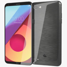 LG Q6 Black 3D Model