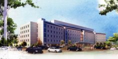 City – multi-storey commercial office building 232 3D Model