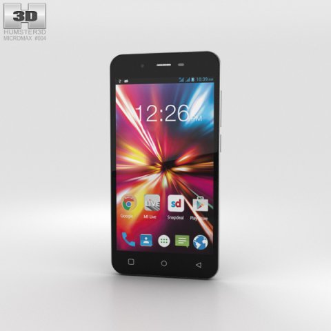 Micromax Canvas Spark Grey 3D Model