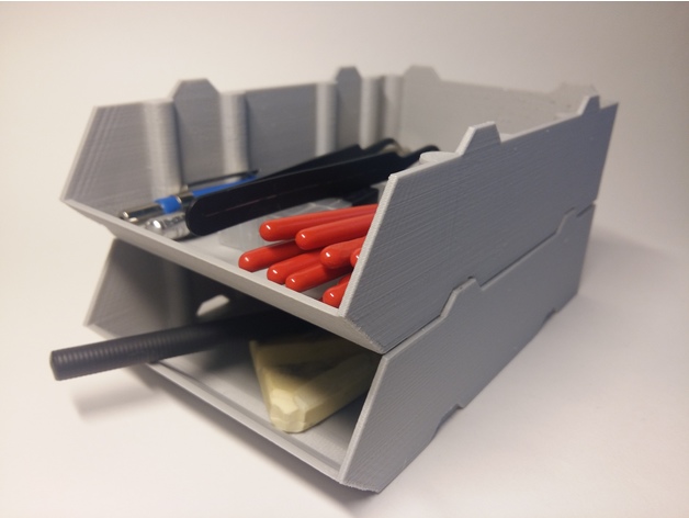 Stack-able Trays 3D Print Model