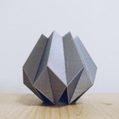 Low Poly Folded Vase 3D Print Model