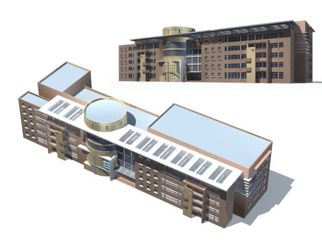 City – high-rise office 130 3D Model