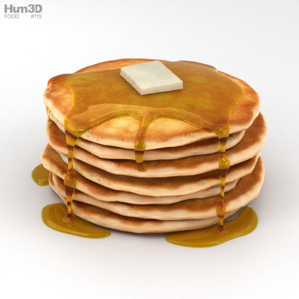 Pancakes 3D Model