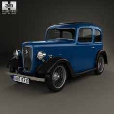 Austin 7 Ruby 1934 3D Model