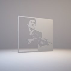 Stencil – Scarface 3D Print Model