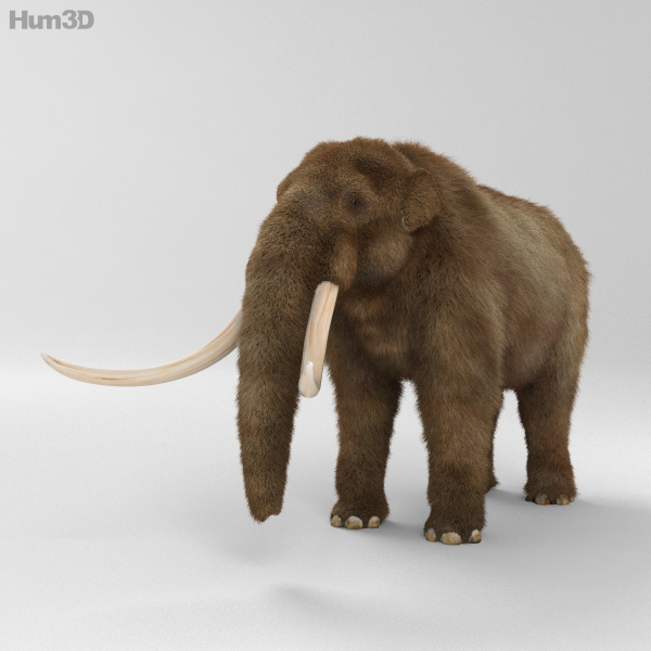 Mastodon HD 3D Model