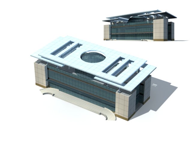 City – high-rise office 237 3D Model