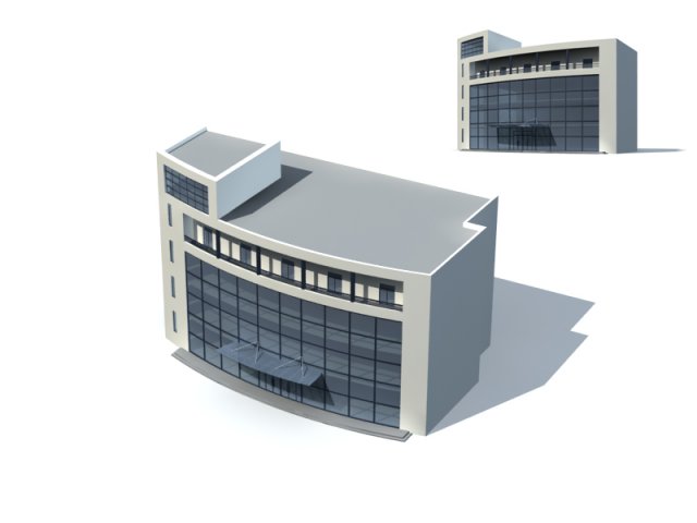 City – high-rise office 295 3D Model