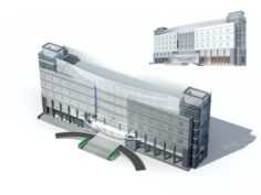 City – high-rise office 57 3D Model