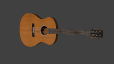 Classic Guitar 3D Model
