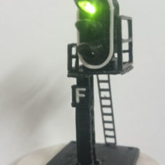 Signal 3 Lights signaling Semaphore 3D Print Model