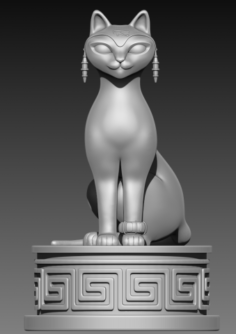 Cat Queen 3D print model 3D Model