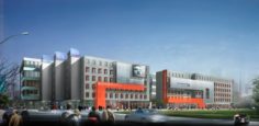 Urban construction – multi-storey building commercial office building 241 3D Model