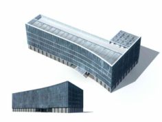 City – multi-storey commercial office building 80 3D Model