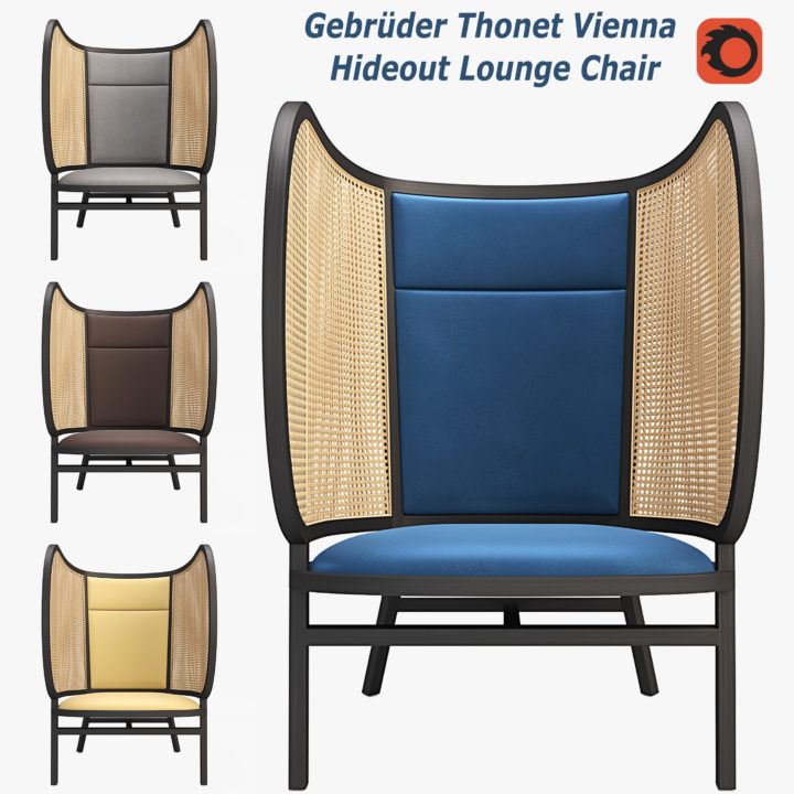 Hideout Lounge Chair 3D Model