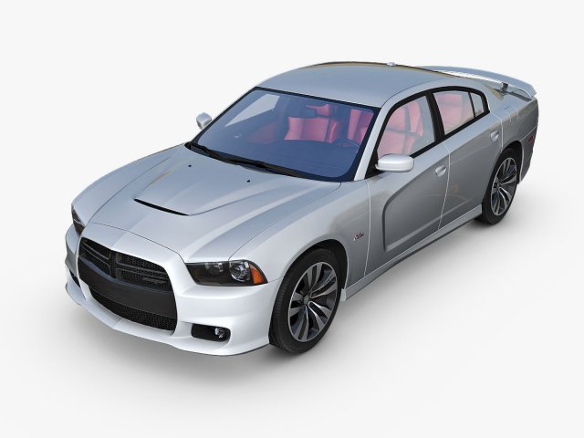 Dodge Charger SRT8 2012 3D Model