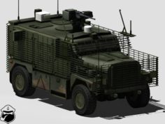 Ridgback PPV Protected Patrol Vehicle 3D Model